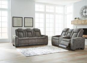 Signature Design by Ashley® 22004/15/18 Next-Gen Durapella - 2 Pc. - Power Sofa, Loveseat - Slate