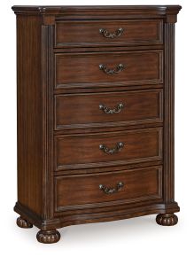 Signature Design by Ashley® B764-46 Lavinton - Five Drawer Chest - Brown