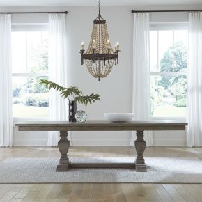 Liberty Furniture 944-CD-TRS Westfield - Trestle Table - Havana Brown