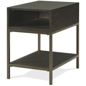 Riverside Furniture 92812 Riverside Furniture 92812 Hyde - Rectangular Chairside Table - Dark Brown