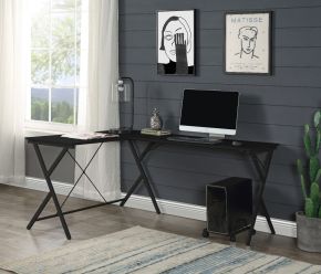 ACME OF00049 Dazenus - Computer Desk - Black