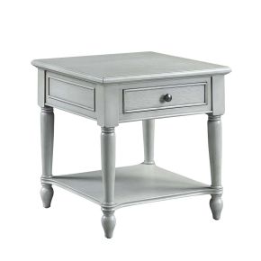 ACME LV00890 Ramiro - End Table - Rustic Gray Finish