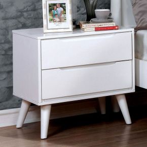 Furniture of America CM7386WH-N Lennart - Nightstand - White