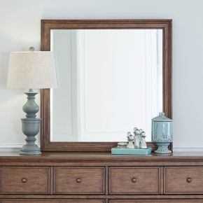 Liberty Furniture 104-BR51 Twin Lakes - Mirror - Chestnut