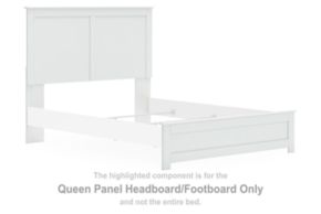Signature Design by Ashley® B139-71 Bostwick Shoals - Queen Panel Headboard/Footboard - White
