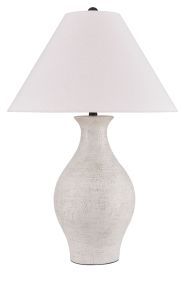 Ashley Furniture L100884 Ashbend - Ceramic Table Lamp - Antique White