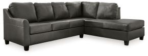 Signature Design by Ashley® 47804S1 Valderno - 2-Piece Sectional With Raf Corner Chaise - Fog