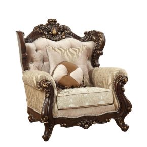 ACME 51052 Shalisa - Chair - Fabric & Walnut