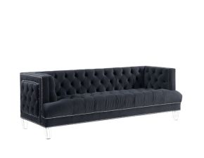 ACME 56460 Ansario - Sofa - Black Velvet