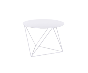 ACME 97842 Epidia - Accent Table - White Finish