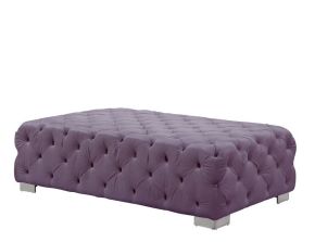 ACME LV00390 Qokmis - Ottoman - Purple Velvet