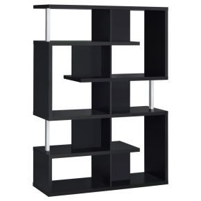 CoasterEveryday 800309 Hoover - 5-Shelf Bookshelf - Black