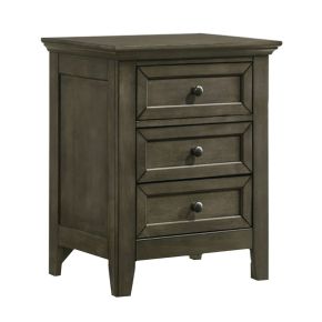 Intercon SM-BR-8803-GRY-C San Mateo - Nightstand - Gray