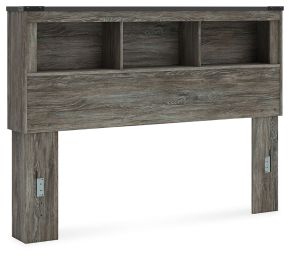 Signature Design by Ashley® B4480-65 Frandern - Queen Bookcase Headboard - Gray