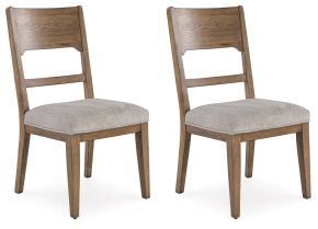 Ashley Furniture D974-01 Cabalynn - Dining Uph Side Chair (Set of 2) - Oatmeal / Light Brown