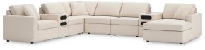 Ashley Furniture 92103S48 Ashley Furniture 92103S48 Modmax - 8-Piece Sectional With Raf Corner Chaise And Audio Consoles - Oyster