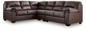 Ashley Furniture PC27705S4 Ashley Furniture PC27705S4 WillowBend - 3-Piece Sectional With LAF Sofa With Corner Wedge - Umber