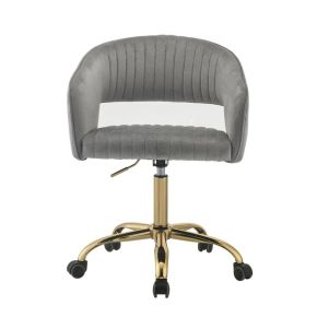 ACME 92940 Hopi - Office Chair - Gray Velvet & Gold
