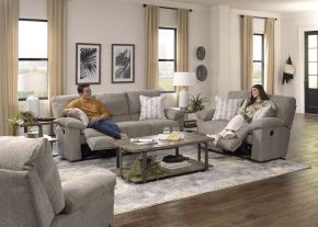 Jackson Furniture Industries 1062-1710/28-2648/28 Tyler - Reclining Loveseat - Pewter