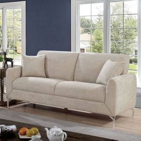Furniture of America CM6088LG-SF Lauritz - Sofa - Light Gray