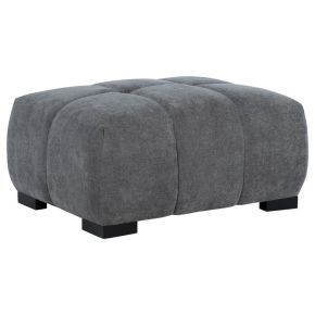 Coaster Fine Furniture 509968 Octavia - Upholstered Rectangular Ottoman - Charcoal Gray