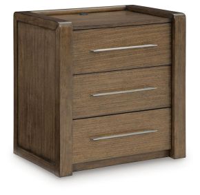 Benchcraft® B863-93 Marxmore - Three Drawer Night Stand - Brown