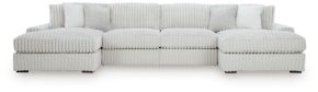 Ashley Furniture 25903S5 Ashley Furniture 25903S5 Stupendous - 4-Piece Sectional With Double Chaise - Alloy