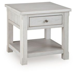 Ashley Furniture T729-2 Robbinsdale - Square End Table - Antique White