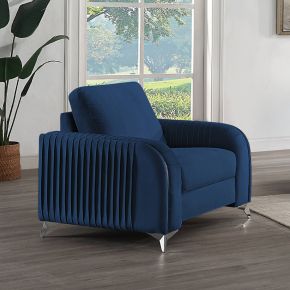 ACME LV01776 Wenona - Chair - Blue Velvet
