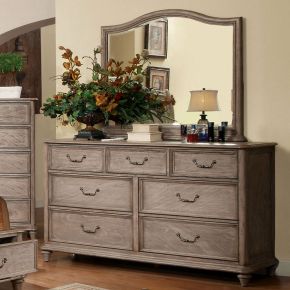 Furniture of America CM7611D Belgrade - Dresser - Rustic Natural