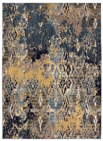 Furniture of America RG8161S Wilhelm - 5' x 7' Area Rug - Indigo Breach