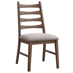 ACME DN04171 Mayah - Side Chair (Set of 2) - Gray Linen & Walnut Finish