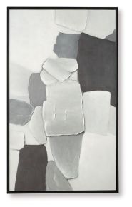 Signature Design by Ashley® A8000463 Adilson - Wall Art - White / Gray / Black