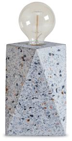 Ashley Furniture L235673 Maywick - Concrete Table Lamp - White