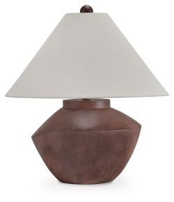 Ashley Furniture L235994 Honsworth - Poly Table Lamp - Antique Brown