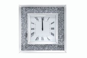 ACME 97395 Noralie - Wall Clock - Mirrored & Faux Diamonds - 20"