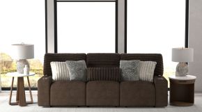 Jackson Furniture Industries 761911-1847/09-1998/09 Zen - Power Reclining Sofa With CR3 Heat/Massage/Zero Gravity - Chocolate