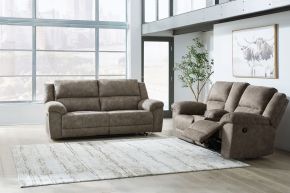 Ashley Furniture 37203/81/94 Laresview - 2 Pc. - Reclining Sofa, Reclining Loveseat With Console - Fossil
