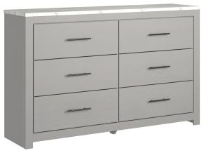 Ashley Furniture B1192-31 Cottonburg - Light Gray / White - Six Drawer Dresser
