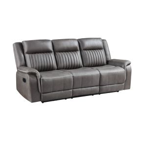 New Classic U2506-30-GRY Enzo - Sofa With Dual Recliner - Gray