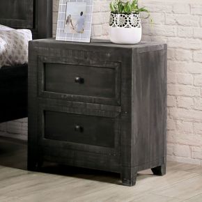 Furniture of America EM7074DG-N Oakridge - Nightstand - Charcoal