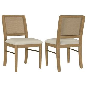 Coaster Fine Furniture 108932SWD Arini - Rattan Cane Dining Side Chair (Set of 2) - Sand Wash