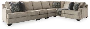 Ashley Furniture 56103S5 Ashley Furniture 56103S5 Bovarian - 4-Piece Sectional With LAF Loveseat - Stone