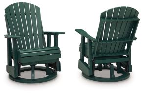 Ashley Furniture PCP115-820 Shell Beach - Swivel Glider Chair - Green