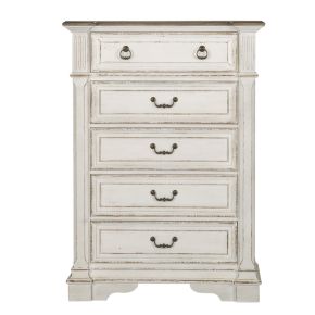 Liberty Furniture 520-BR41 Abbey Park - 5 Drawer Chest - White