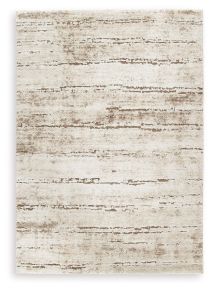 Signature Design by Ashley® R406851 Kasney - Cream / Brown - Large Rug