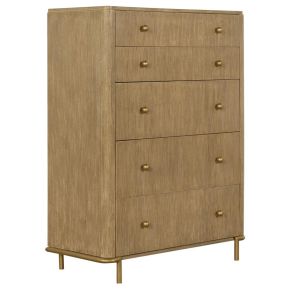 CoasterElevations 224305 Arini - 5-Drawer Bedroom Chest - Sand Wash