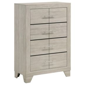 Coaster Fine Furniture 225065 Trenton - 4-Drawer Bedroom Chest Of Drawers - Rustic Cream