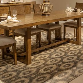 Liberty Furniture 105-P4202 Harmony - Trestle Table Base - Brownstone