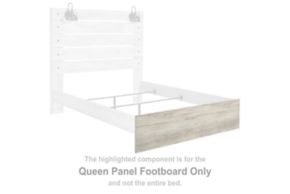 Signature Design by Ashley® B192-54 Cambeck - Queen Panel Footboard - Whitewash